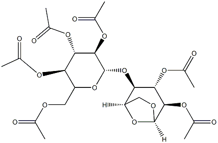 聚纤维二糖六乙酸酯分子式结构图