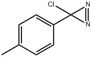 3-氯-3-(4-甲基苯基)-3H-双吖丙啶分子式结构图