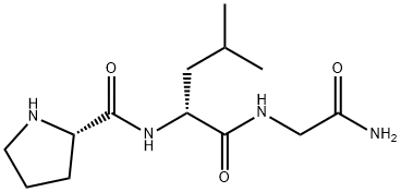 (D-LEU2)-MELANOCYTE-STIMULATING HORMONE-RELEASE INHIBITING FACTOR分子式结构图