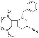 4-Cyano-2-(phenylmethyl)-2-azabicyclo[4.2.0]oct-3-ene-7,8-dicarboxylic acid dimethyl ester分子式结构图