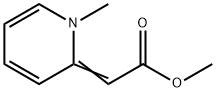 [1-Methylpyridin-2(1H)-ylidene]acetic acid methyl ester分子式结构图