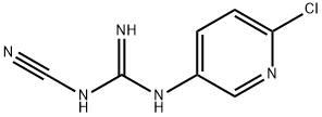 N-(6-chloropyridin-3-yl)-N'-cyanoguanidine分子式结构图