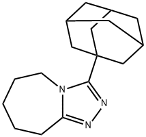 3-(1-Adamantyl)-6,7,8,9-tetrahydro-5H-(1,2,4)triazolo(4,3-a)azepine分子式结构图