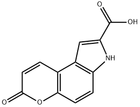 7-Oxo-3,7-dihydropyrano[3,2-e]indole-2-carboxylic Acid分子式结构图