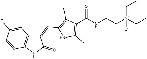 舒尼替尼N-氧化物分子式结构图