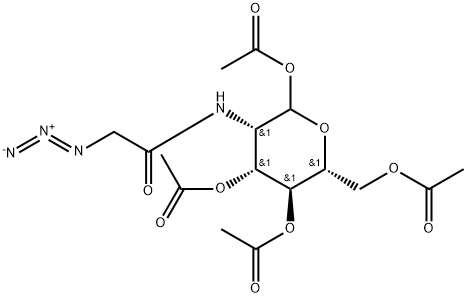 1,3,4,6-四-O-乙酰基-N-叠氮乙酰基氨基甘露糖分子式结构图