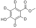 羟苯甲酯-D4分子式结构图