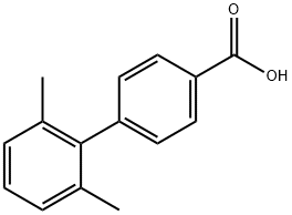 4-(2,6-二甲基苯基)苯甲酸分子式结构图