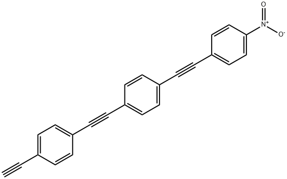 4-((4-硝基苯炔基)苯炔基)苯炔分子式结构图