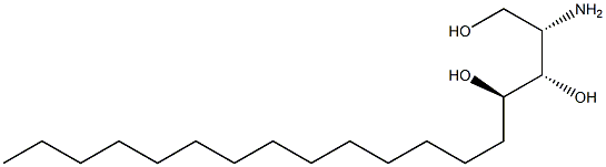 4-HYDROXYSPHINGANINE (SACCHAROMYCES CEREVISIAE);D-RIBO-PHYTOSPHINGOSINE分子式结构图