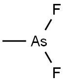 Methyldifluoroarsine分子式结构图