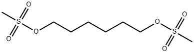 1,6-Bis(mesyloxy)hexane分子式结构图