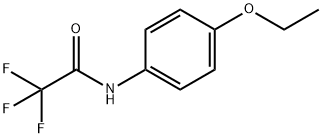 AcetaMide, 2,2,2-trifluoro-N-(4-ethoxyphenyl)-分子式结构图