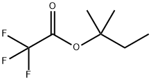 Acetic acid, 2,2,2-trifluoro-, 1,1-diMethylpropyl ester分子式结构图