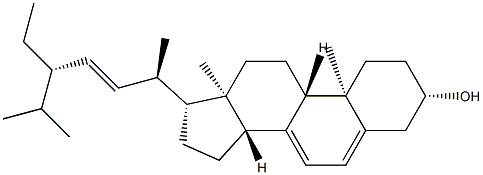 7-dehydrostigmasterol分子式结构图