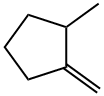 2-Methyl methylenecyclopentane分子式结构图