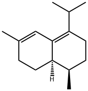 (1R,8aR)-1,2,3,7,8,8a-Hexahydro-1,6-dimethyl-4-isopropylnaphthalene分子式结构图