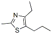 4-Ethyl-2-methyl-5-propylthiazole分子式结构图