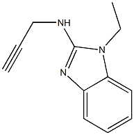 1H-Benzimidazol-2-amine,1-ethyl-N-2-propynyl-(9CI)分子式结构图