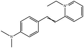 2-(dimethylaminostyryl)-1-ethylpyridinium分子式结构图