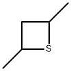 2,4-Dimethylthietane分子式结构图