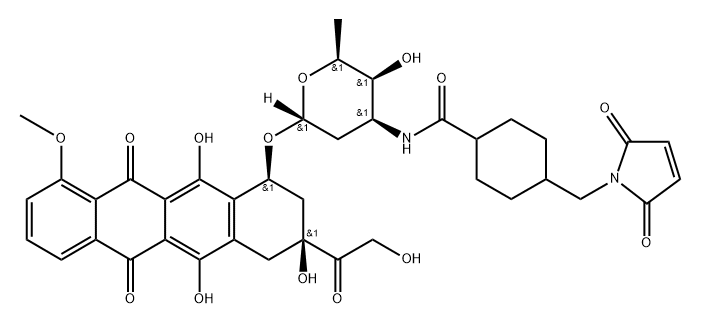 Doxorubicin-SMCC分子式结构图