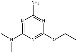 1,3,5-Triazine-2,4-diamine,6-ethoxy-N,N-dimethyl-(9CI)分子式结构图