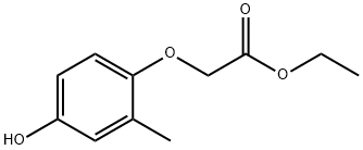 Acetic acid, (4-hydroxy-2-Methylphenoxy)-, ethyl ester分子式结构图