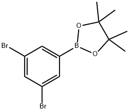 3.5-二溴苯硼酸频呢醇酯分子式结构图