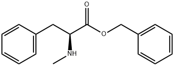 N-甲基-L-苯基丙氨酸苯甲酯分子式结构图