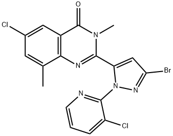 氯虫苯甲酰胺杂质分子式结构图