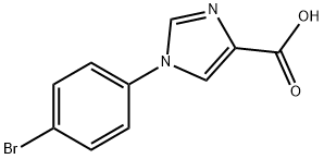 1 -(4-溴苯基)-1H-咪唑-4-羧酸分子式结构图