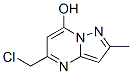 5-(氯甲基)-2-甲基吡唑并[1,5-A]嘧啶-7-醇分子式结构图