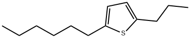 2-Hexyl-5-propylthiophene分子式结构图