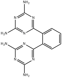 6,6'-(2,1-Phenylene)bis(1,3,5-triazine-2,4-diamine)分子式结构图