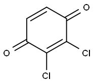 2,3-二氯-1,4-苯醌分子式结构图