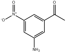 1-(3-amino-5-nitro-phenyl)ethanone分子式结构图