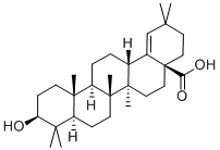 OLEAN-18-EN-28-OIC ACID,3-HYDROXY-,(3B)-分子式结构图