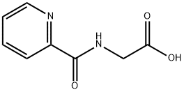 2-[(吡啶-2-基)甲酰氨基]乙酸分子式结构图