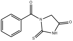 1-苯甲酰基-2-亚磺基咪唑啉-4-酮分子式结构图