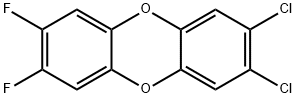 2,3-Dichloro-7,8-difluorodibenzo-p-dioxin分子式结构图