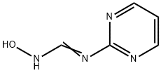 N'-HYDROXY-N-PYRIMIDIN-2-YLIMINOFORMAMIDE分子式结构图