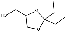 2,2-Diethyl-1,3-dioxolane-4-methanol分子式结构图