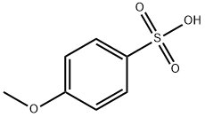 4-甲氧基苯磺酸分子式结构图