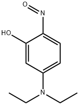 5-(二乙氨基)-2-(亚硝基苯酚)分子式结构图