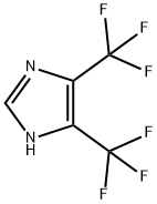 1H-Imidazole,4,5-bis(trifluoromethyl)-分子式结构图