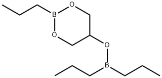 5-[(Dipropylboryl)oxy]-2-propyl-1,3,2-dioxaborinane分子式结构图