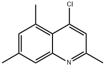 4-CHLORO-2,5,7-TRIMETHYLQUINOLINE分子式结构图