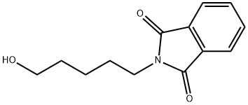 2-(5-羟基戊基)异吲哚啉-1,3-二酮分子式结构图