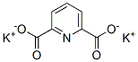 dipotassium pyridine-2,6-dicarboxylate分子式结构图